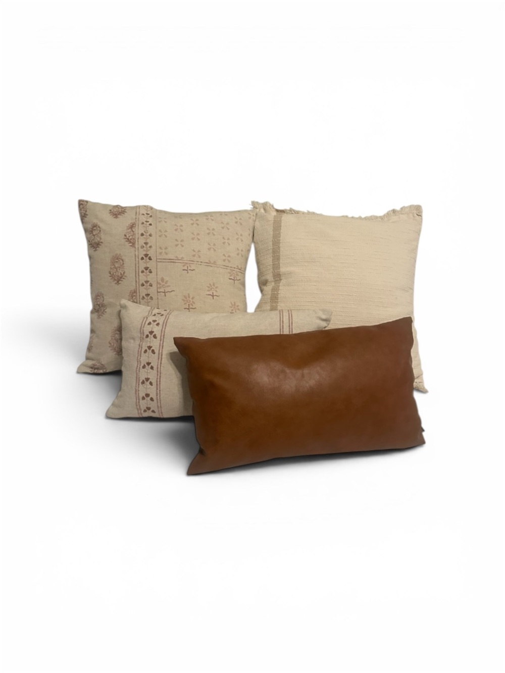 Hearth & Hand Neutral Beige and Brown Decorative Pillow Set